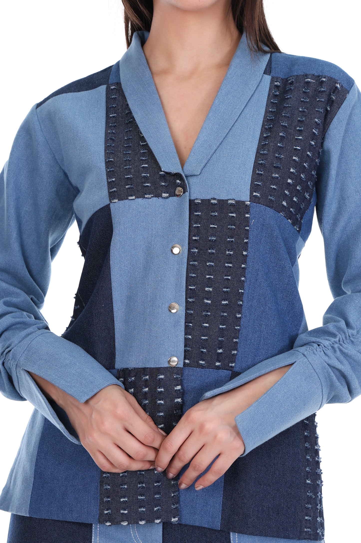 Mosaic Denim Set