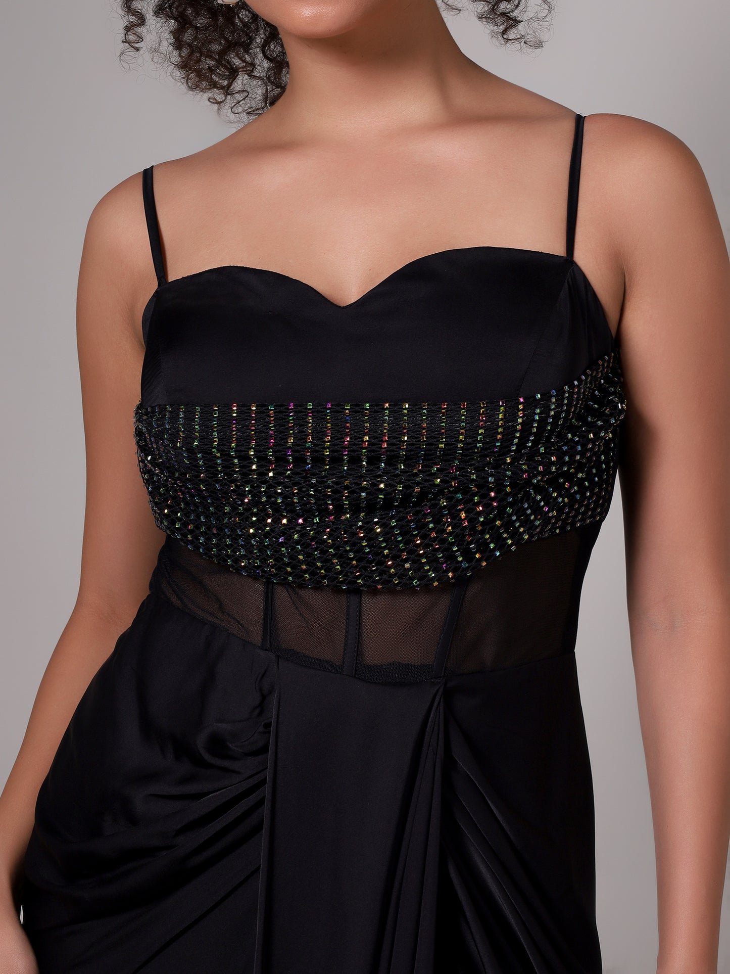 HER Black Stud Gown