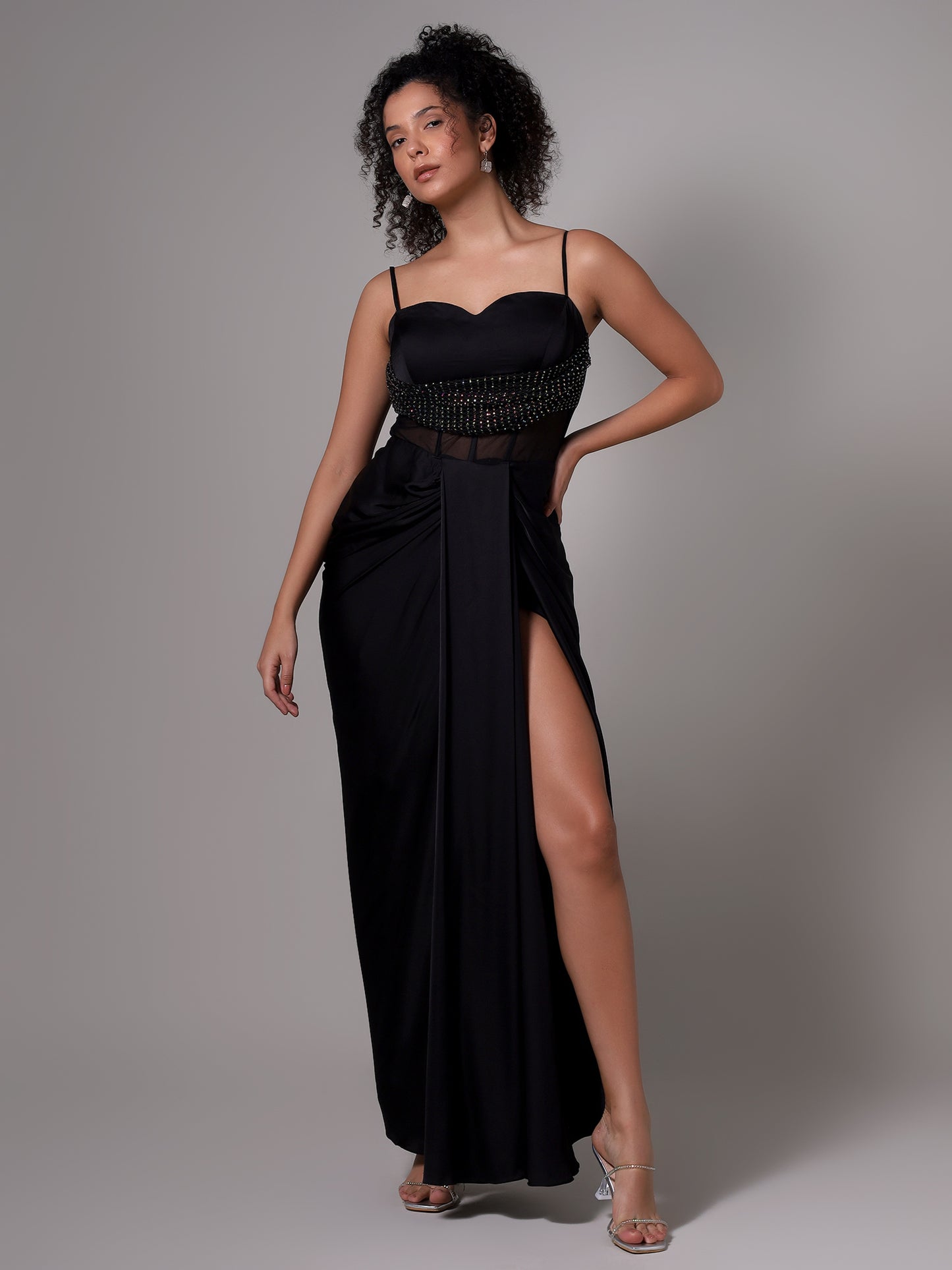 HER Black Stud Gown