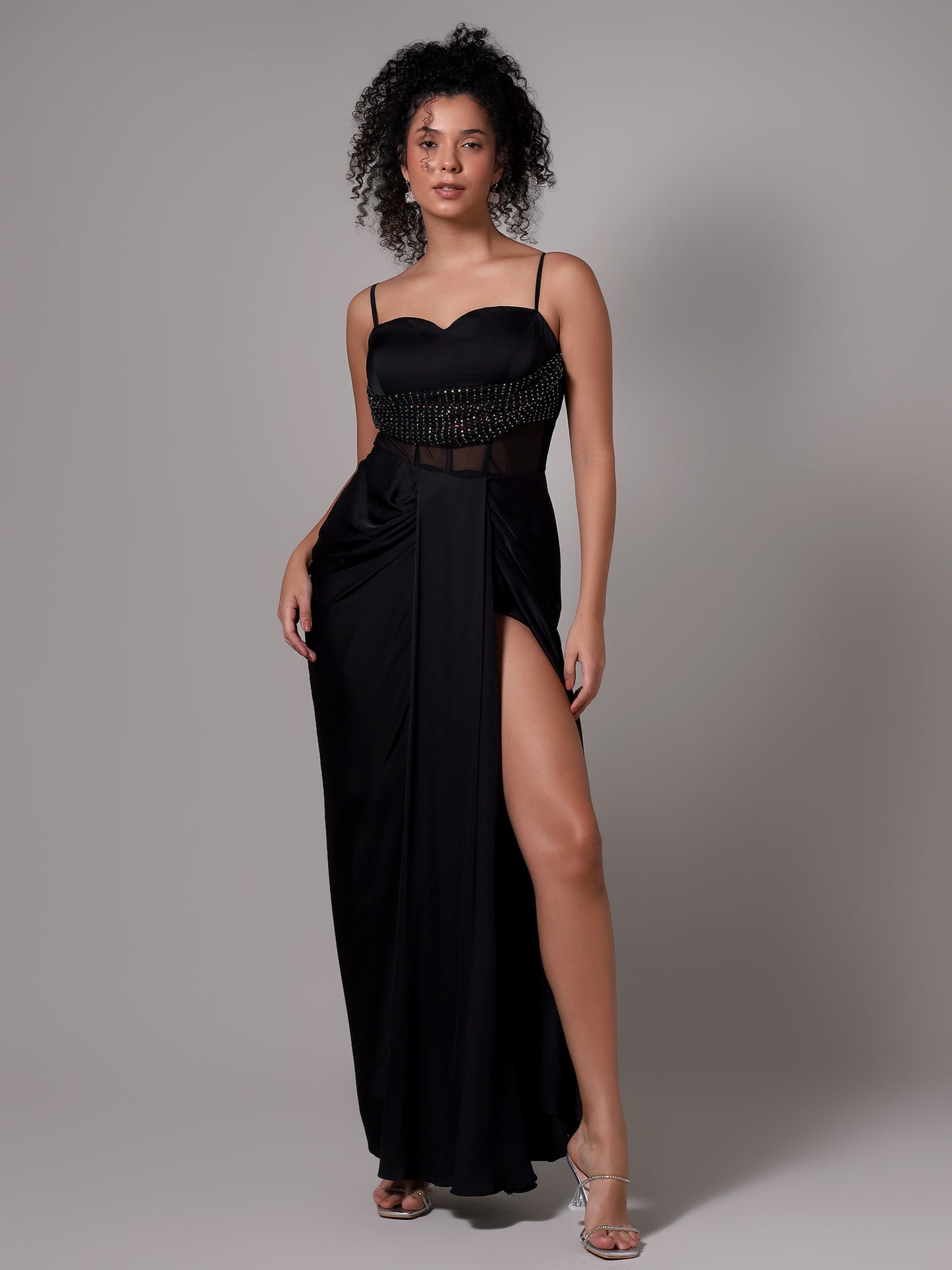 HER Black Stud Gown