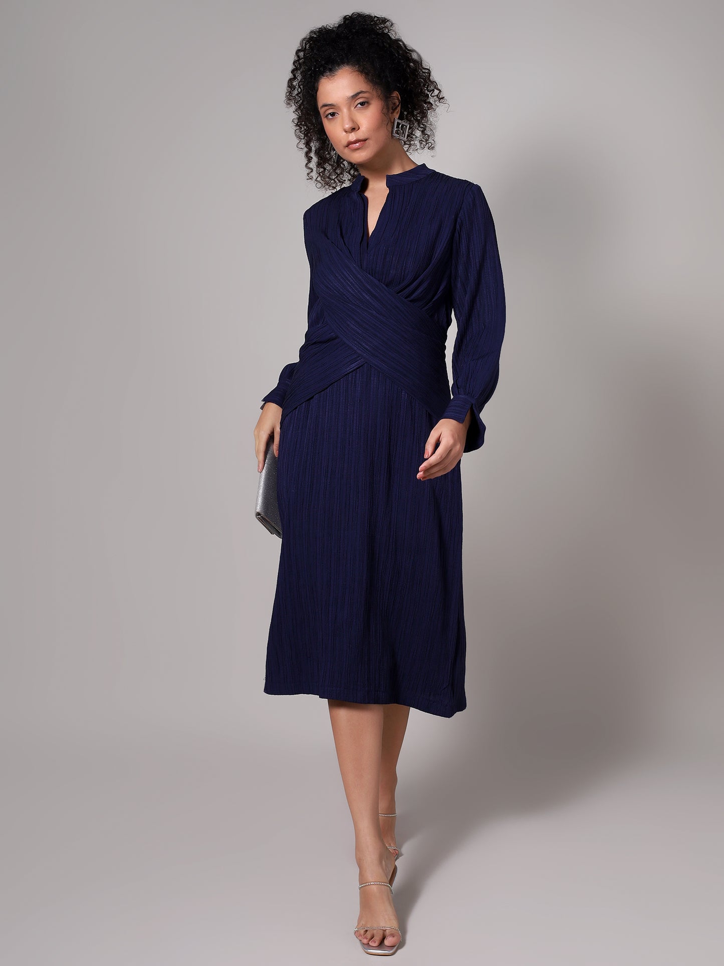 HER Blue texture dress