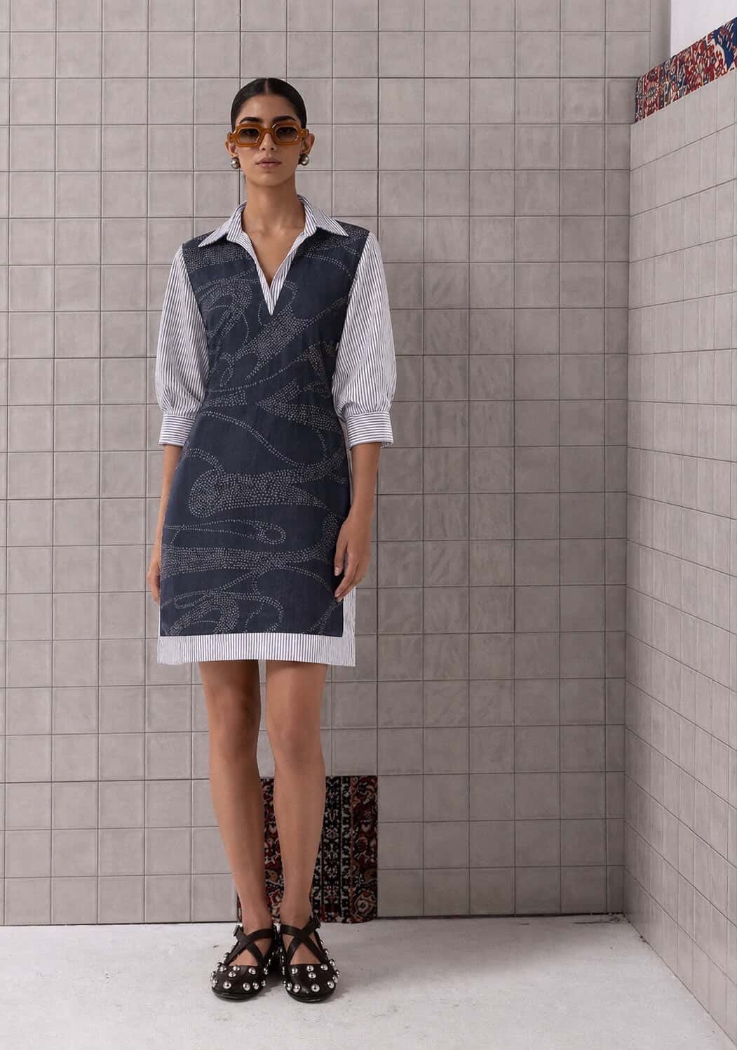 Indigo Denim shirt dress