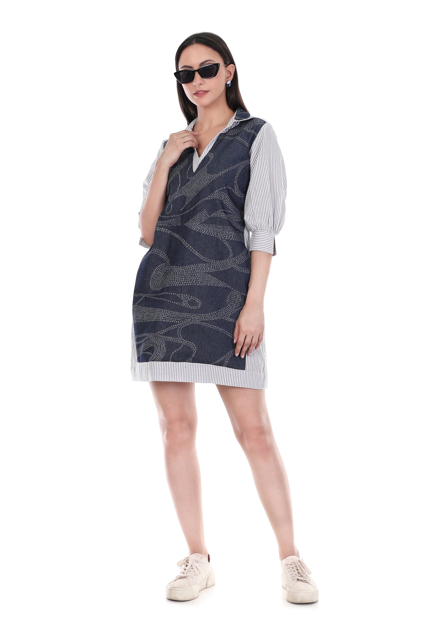 Indigo Denim shirt dress
