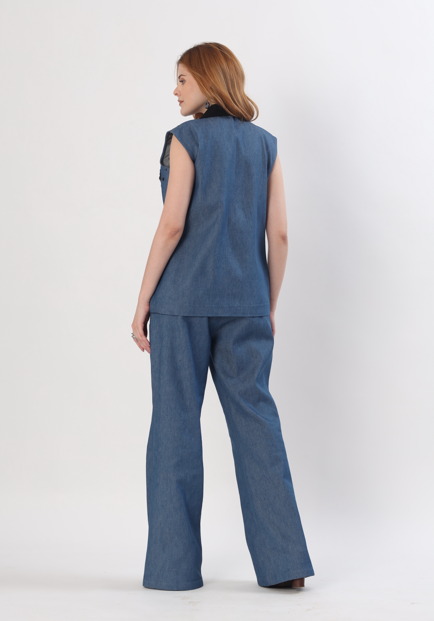 Handcrafted Ink Denim set